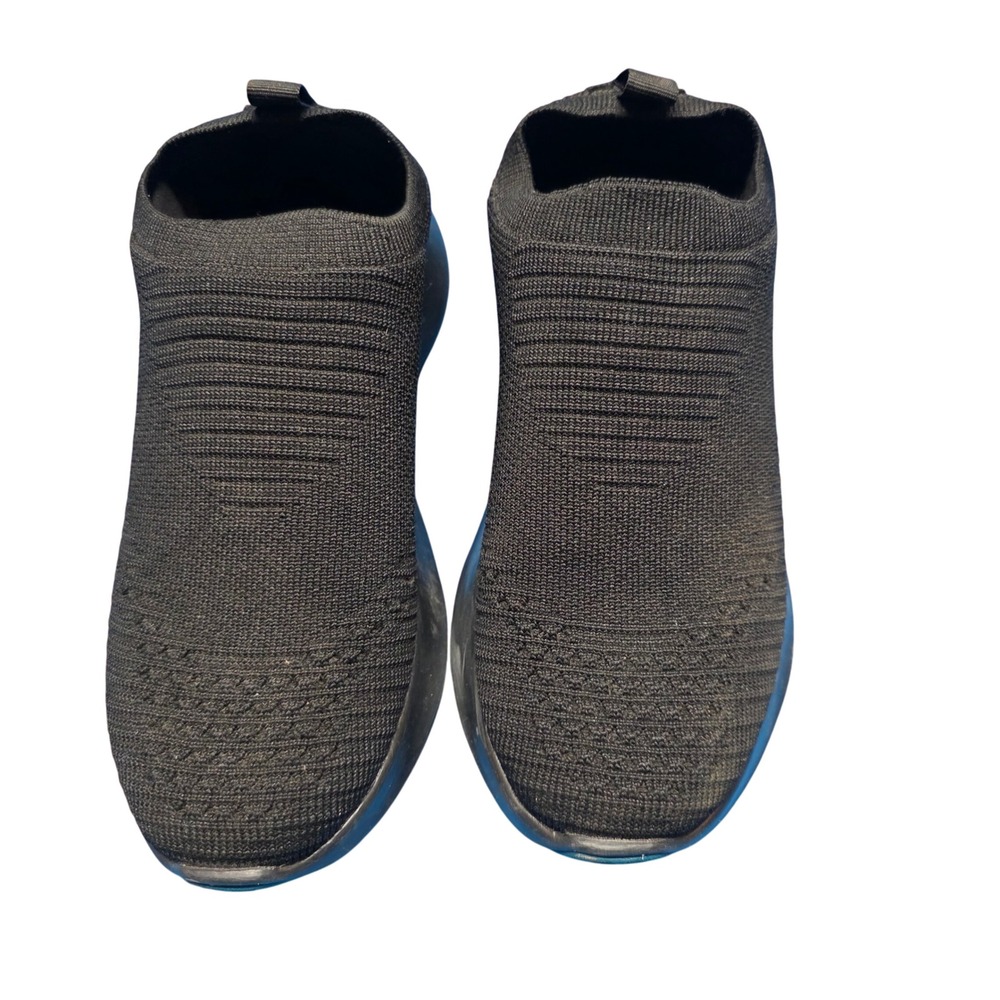 Vessi Everyday Move Slip On Black Sneakers Women Size 5 Black Knit Cloud Comfort